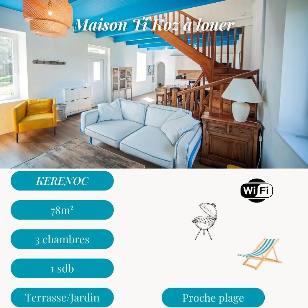 Nice House With South-Facing Terrace Pleumeur-Bodou 0*,  Francia